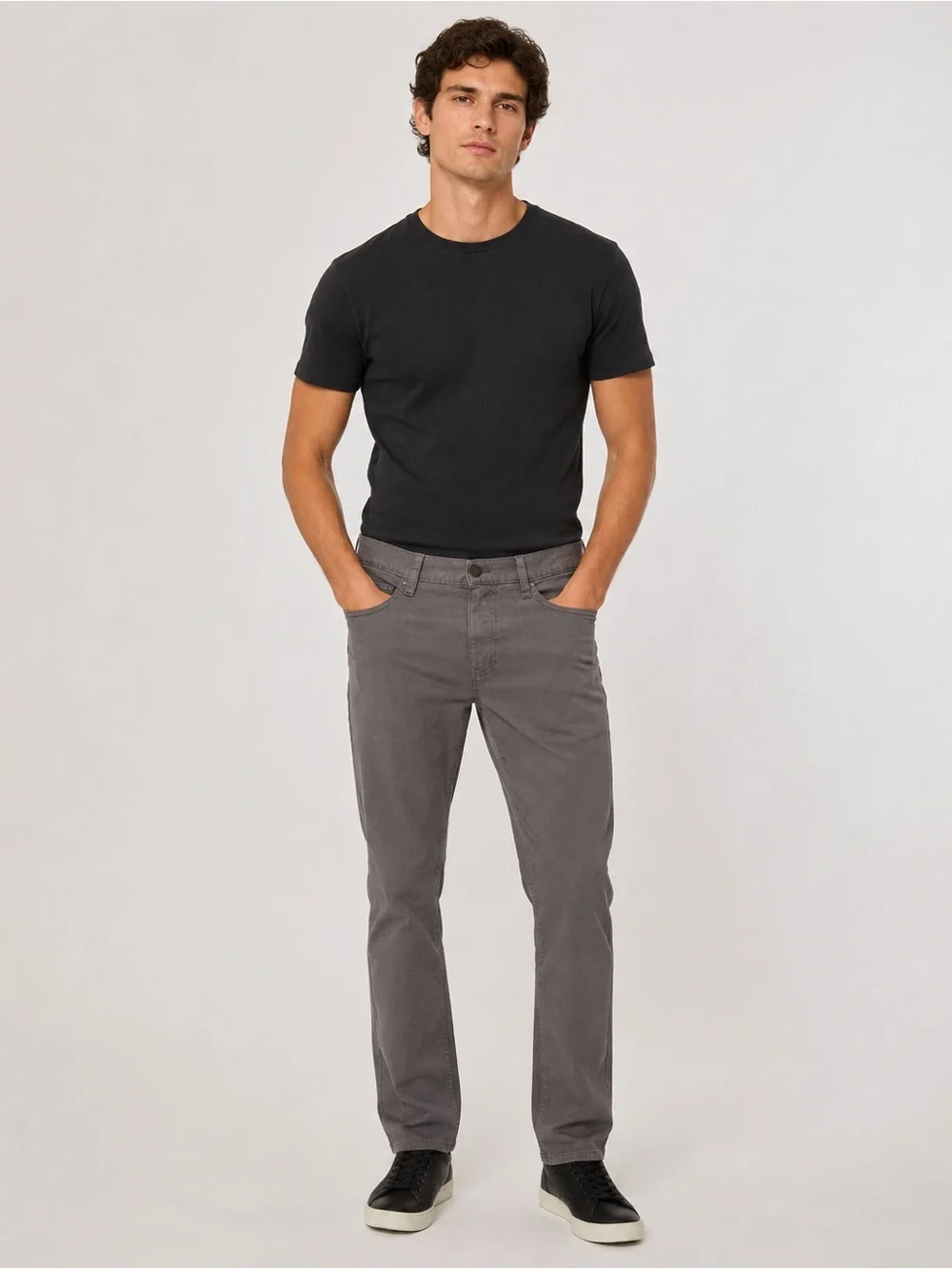 Banana Republic Slim Straight Jeans in Charcoal Gray